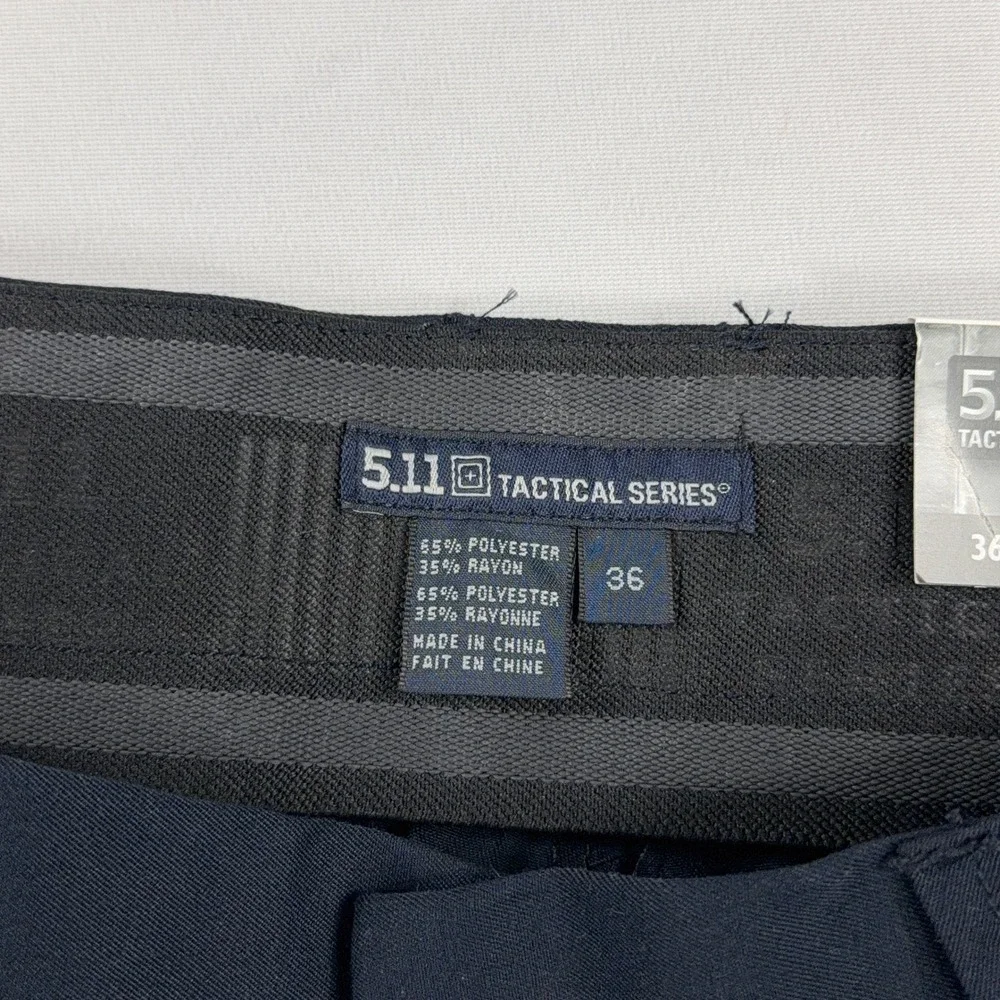 5.11 Tactical Uniform Pants P/R A-Class Teflon Dark‎ Navy Blue Men 36 NWT